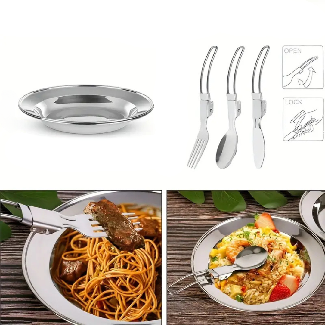 SurvivorCook Kit - Complete Outdoor Kookset voor 2-3 Personen
