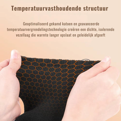 HeatCore Socks – geoptimaliseerd gekamd katoen met temperatuurvasthoudende structuur voor langdurige warmte