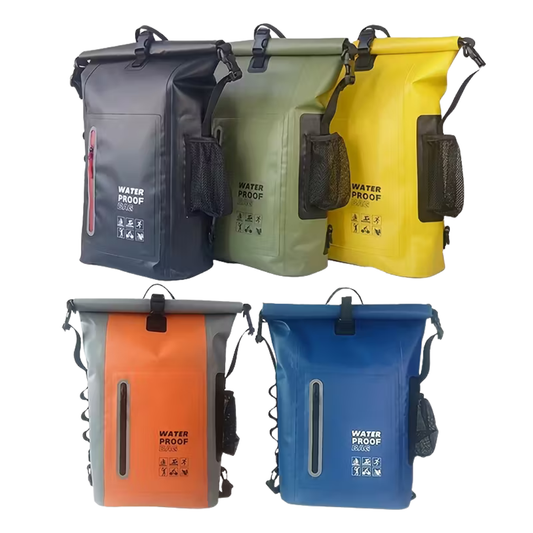 25L Waterdichte Rugzak – Gemaakt van Premium-Grade Hydroflect Tarpaulin voor Outdoor-bescherming