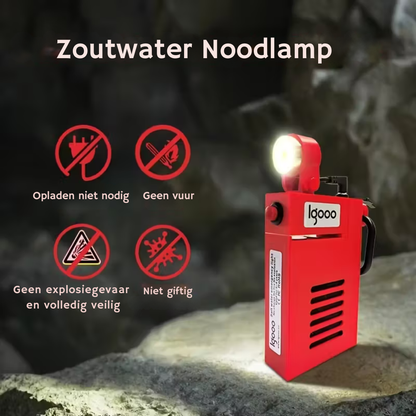Zoutwater Noodlantaarn – Batterijvrij!!