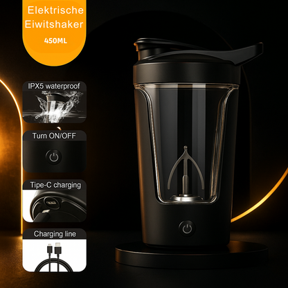 Elektrische Eiwitshaker – Automatische Proteïne Shakerfles met USB Oplaadbare Mixer