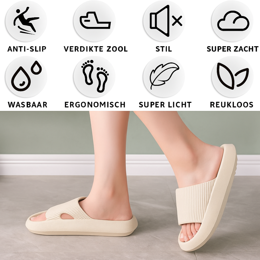 Breezy Walks – De Trendy Allround Slipper voor Thuis, Strand & Badkamer