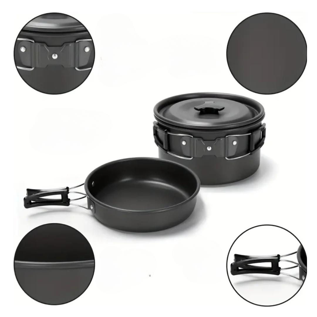 SurvivorCook Kit - Complete Outdoor Kookset voor 2-3 Personen