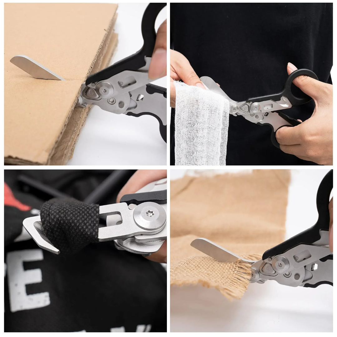 RescueFlex Multi-Schaar – 6-in-1 Opvouwbare Noodschaar