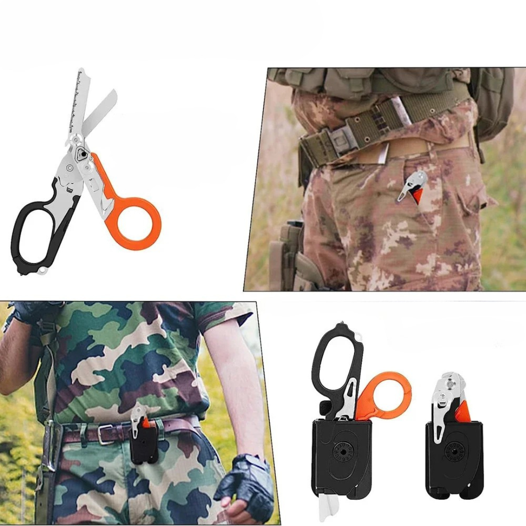RescueFlex Multi-Schaar – 6-in-1 Opvouwbare Noodschaar